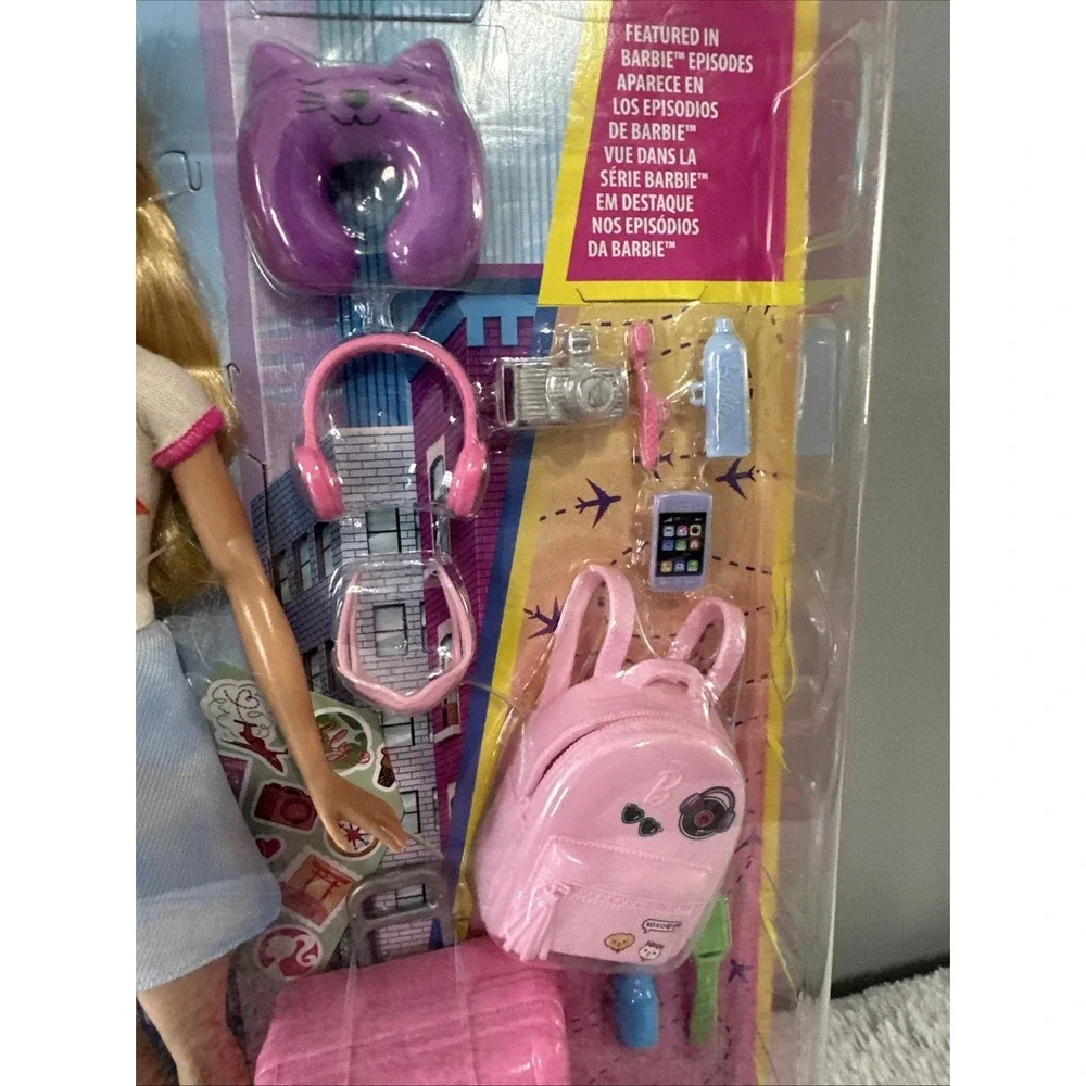 Barbie Doll Travel Set with Accessories and Puppy Doll Play Set NEW‎ IN BOX